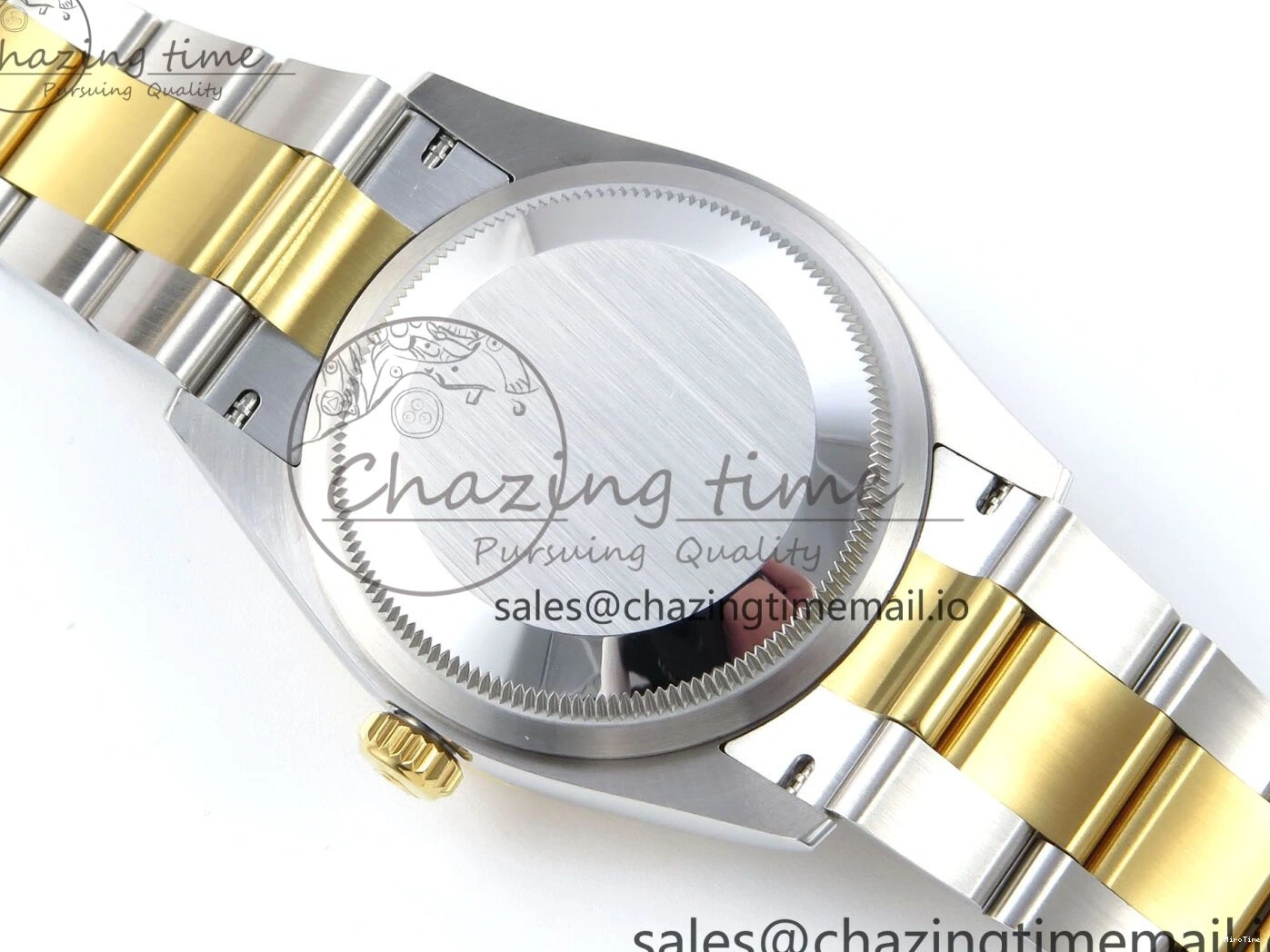 MiroTime 0418 SmartChoice DateJust 36 126233 EWEF Best Edition YG Stick Dial on SS YG Oyster Bracelet A 669